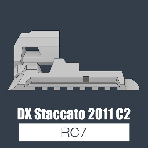 dx2011 c2电手staccato RC7装饰打印制退器模型