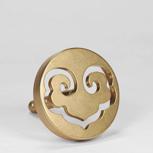 入门级黄铜短柄如意香纂