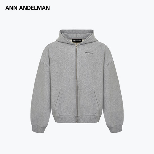 ANNDELM男女同款灰色连