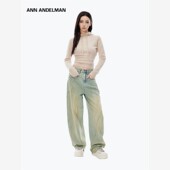 修身 设计感卫衣 ANDELMAN堆叠款 连帽毛针织衫 明星同款 ANN