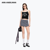 解构双层裙短裤 ANN 裙女夏季 热裤 ANDELMAN官方直营细条纹衬衫 西装