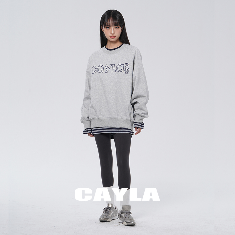 CAYLA春秋弹力百搭绒感LOGO标打底鲨鱼裤运动外穿瑜伽裤25SS007