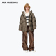 羽绒服 ANN ANDELMAN抽绳长款 保暖加厚连帽羽绒服女外套