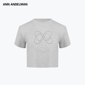 水洗做旧短款 ANN LOGOT恤 新款 短袖 ANDELMAN官方直营 2025夏季
