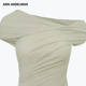 ANN 不规则领上衣不对称丽裁褶皱T 新款 ANDELMAN官方直营 2025夏季