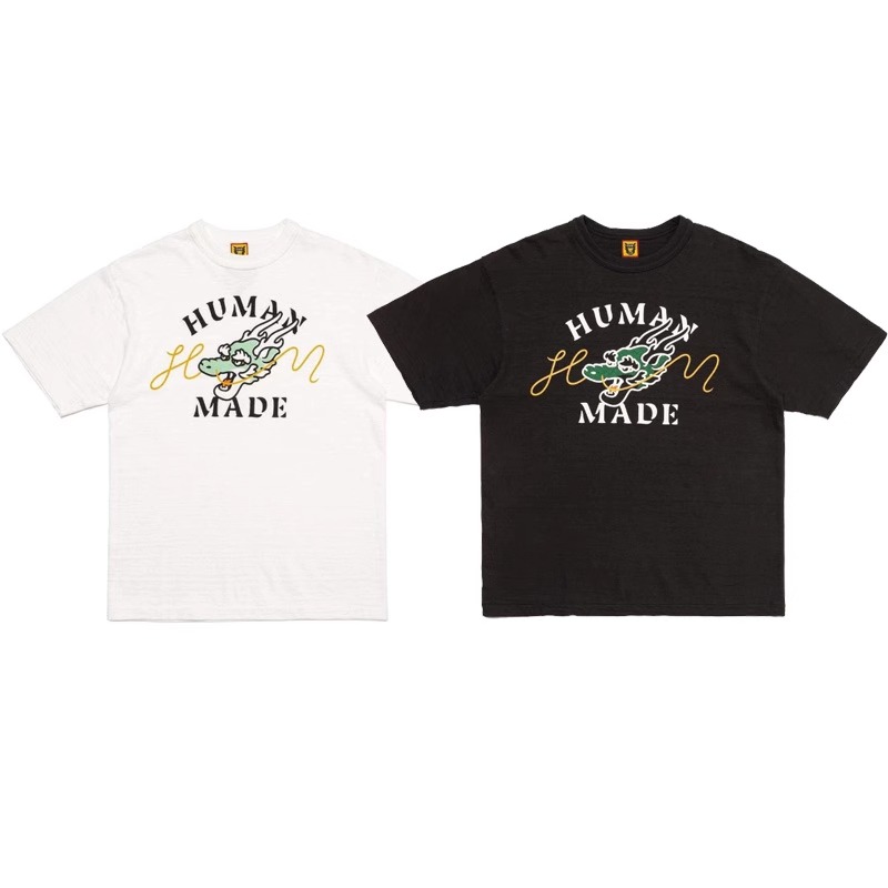 HUMAN MADE 24SS日系新品龙年限定GRAPHICTSHIRT福字龙图短袖印花