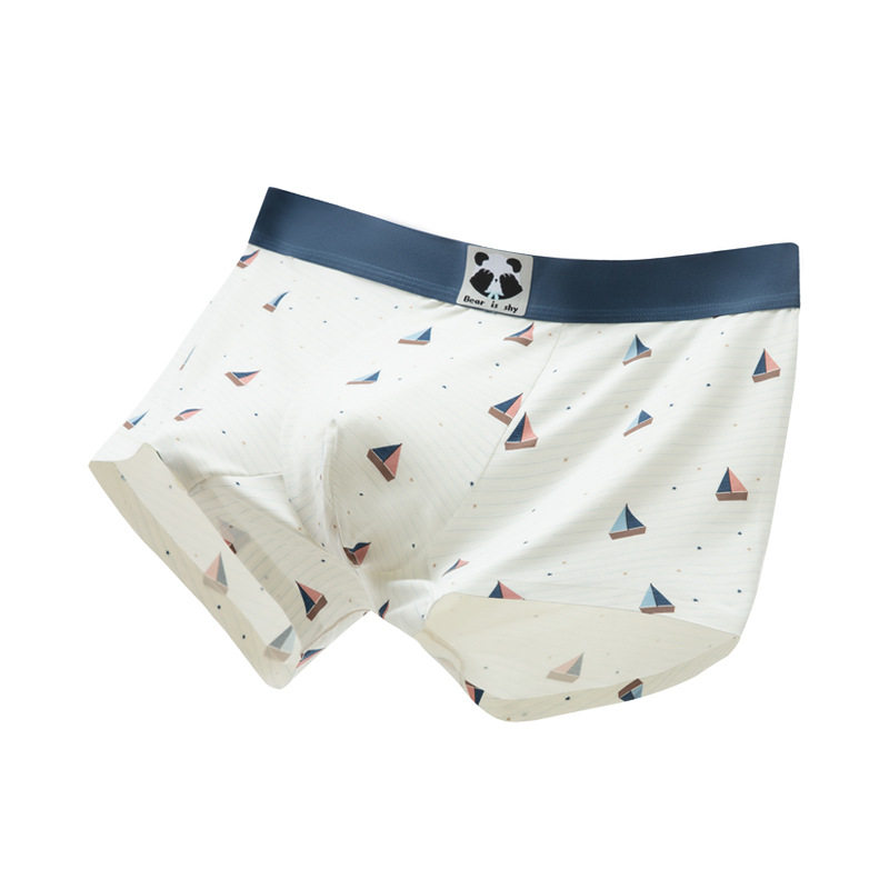 男士内裤无痕抗菌莫代尔四角内裤中腰大码潮流个性印花平角花裤头,女士内衣/男士内衣/家居服,男平角内裤,淘宝优惠券,粉丝福利购,淘宝优惠卷