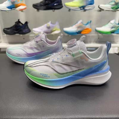 李宁儿童跑步鞋男大童赤