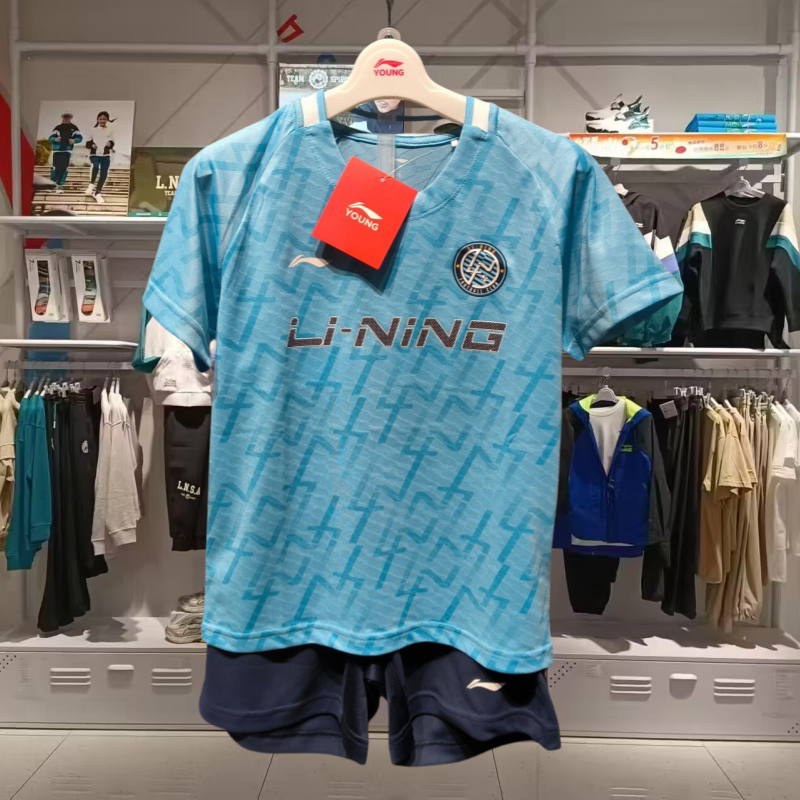 李宁男童足球服夏季2025