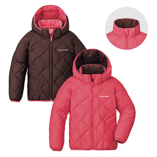 日本代购 montbell儿童650蓬双面穿羽绒服 1101621/2