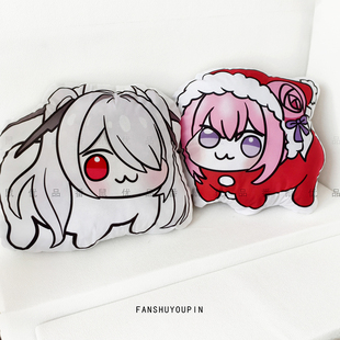 桃乐丝-灰姑娘抱枕胜利女神doro表情包玩偶异形枕头来图定制礼物