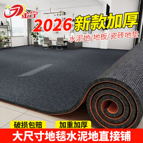金宁台球大面积满铺地毯加厚防滑商用门口房间卧室隔音桌球办公室