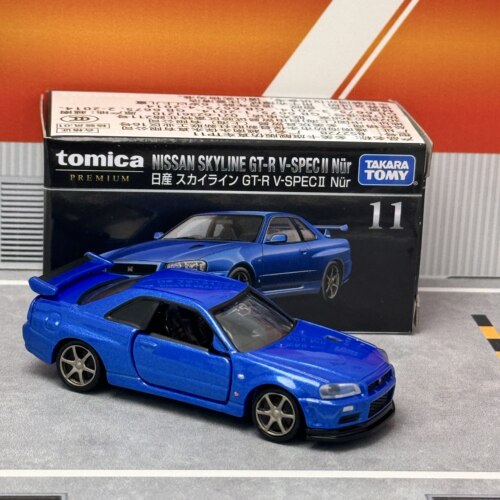 TOMY 多美卡黑盒TP11日产 Skyline 轿跑合金小车模型收藏摆件礼物