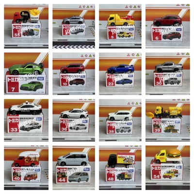 TOMY多美卡合金汽车模型红白盒1-120号合集跑车法拉利宝马特斯拉