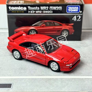 7月新车 TOMICA多美卡PREMIUM黑盒42号丰田MR2 SW20 合金小车模型