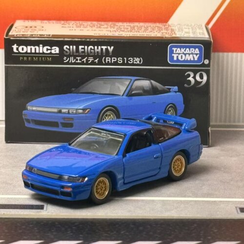 TOMY多美卡黑盒TP39头文字D佐藤真子日产 Sileighty 合金车模摆件
