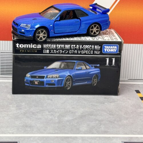 TOMY多美卡合金小汽车模型黑盒旗舰版TP11日产尼桑SKYLINE轿跑车