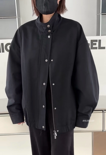 气质黑色立领夹克外套女 2026春款 T261休闲外套 诗歌兰欧货女装
