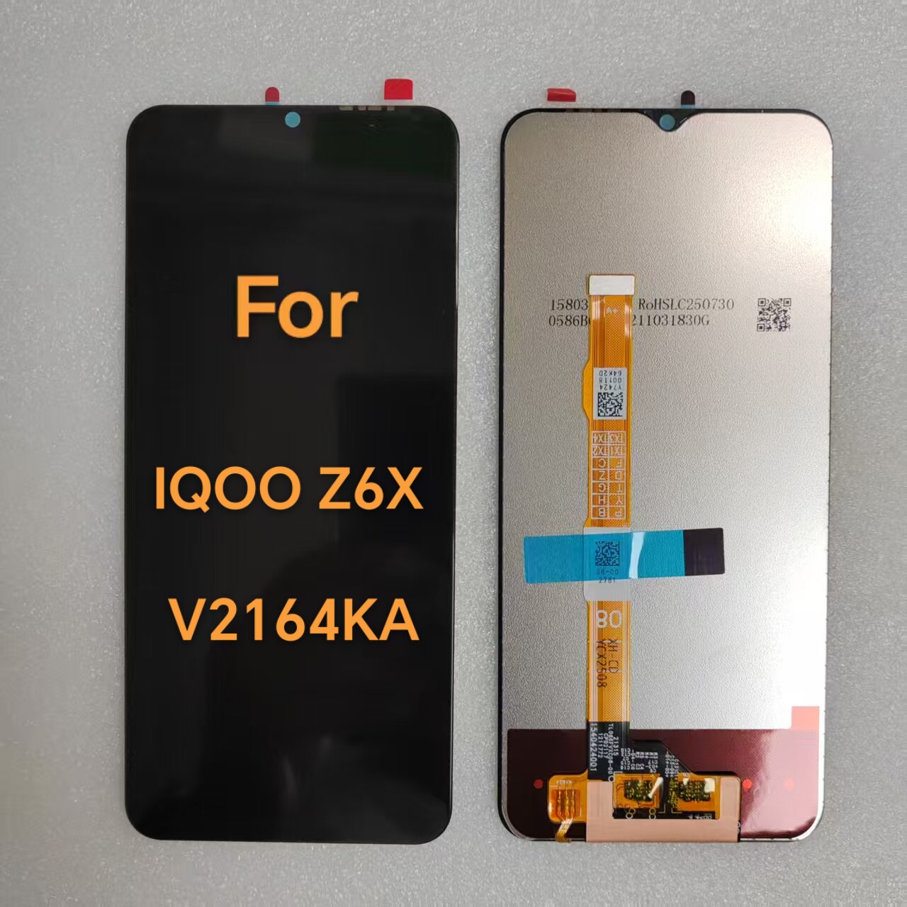 适用于VIVO IQOO Z6X V2164KA 液晶显示屏手写一体屏触摸屏幕总成