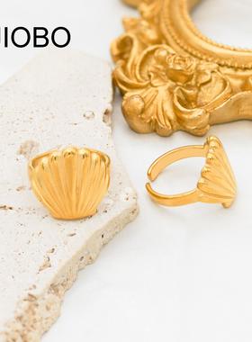 海洋元素设计日常通勤百搭戒指