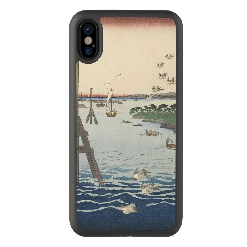 适用于8艺术14日本复古版画iPhone15Pro手机壳XSmax适用苹果7plus