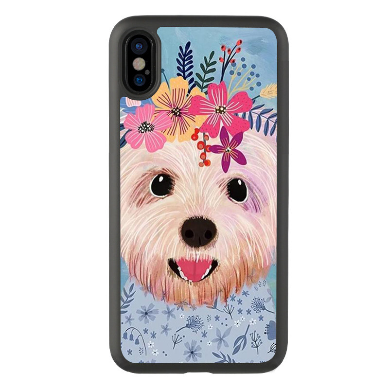 适用于8卡通14可爱戴花小