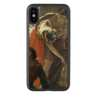 适用于7欧美xr庞贝末日油画8plus手机壳iPhone13适用苹果14玻璃15