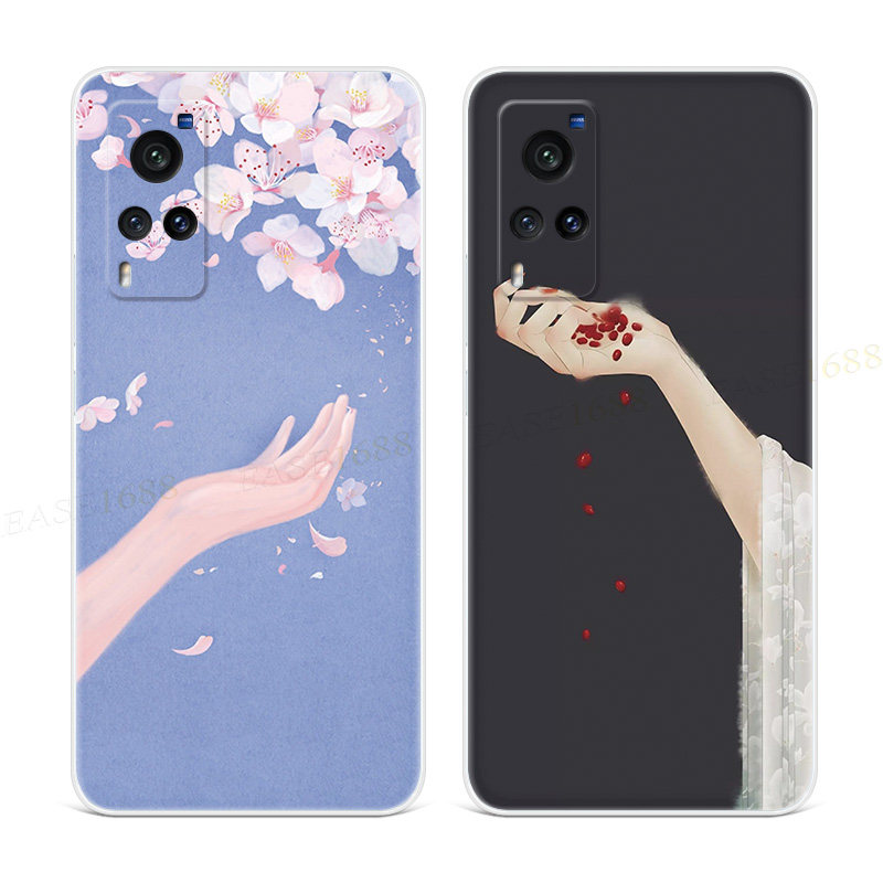 相思豆桃花适用vivo nex手机壳x60x50x27中国风pro+冷淡风3文艺5g