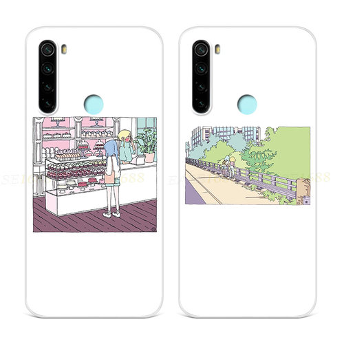 ins插画适用小米红ote11