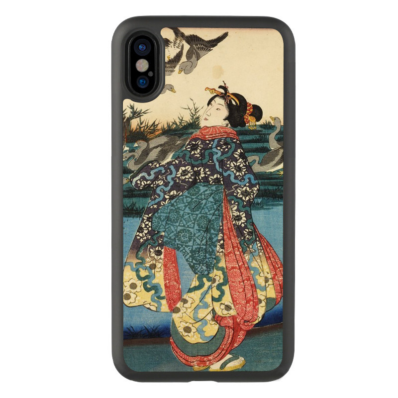 适用于复古15pro日本美术绘画iPhone14手机壳xsmax适配苹果7plus