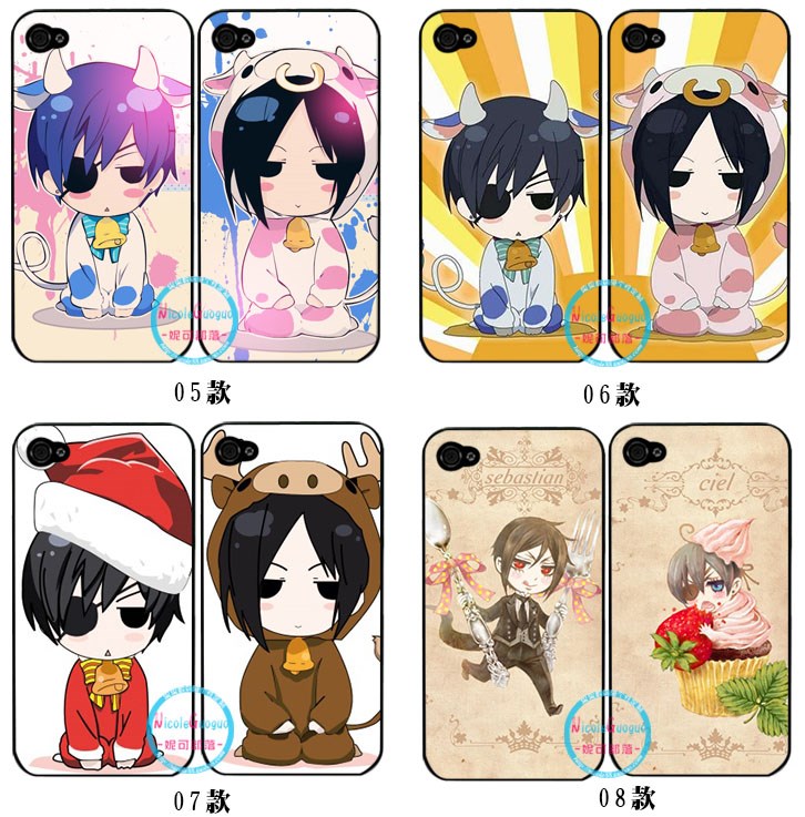 14 Pro手机壳15 保护套XR XS MAX苹果7情侣黑执事适用iphone813xr
