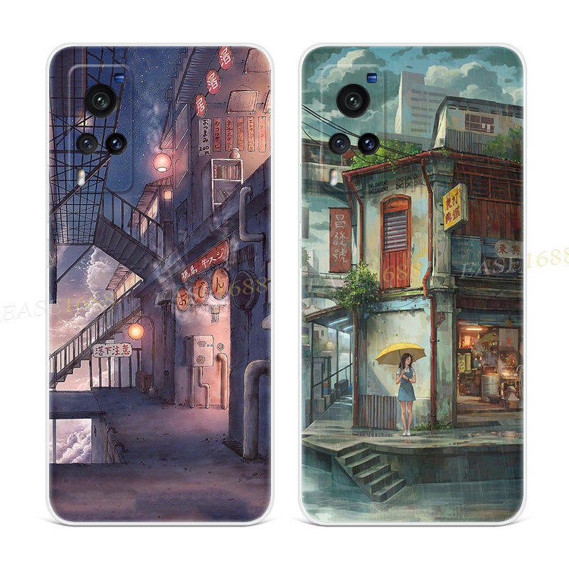 日韩动漫适用vivo nex手机壳x60x50x27二次元pro+个性3少女5g插画