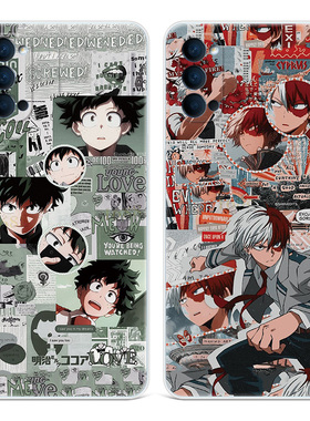 绿谷出久9适用oppo reno6手机壳8pro+7可爱5k插画4se轰焦冻3元气版2z女款Ace软十