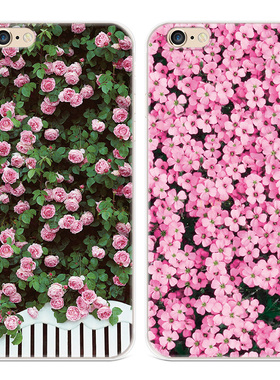 知性玫瑰花适用iPhone8plus苹果X手机壳6s7文艺XR唯美xsmax女款软5se第一1二2三3代五六七八
