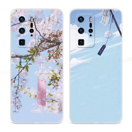 日式风铃适用于华为p60手机壳p40p20p10p9好运文艺plus女pro+插画