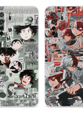 绿谷出久适用华为nova7pro手机壳10se麦芒11可爱9插画8轰焦冻6软5