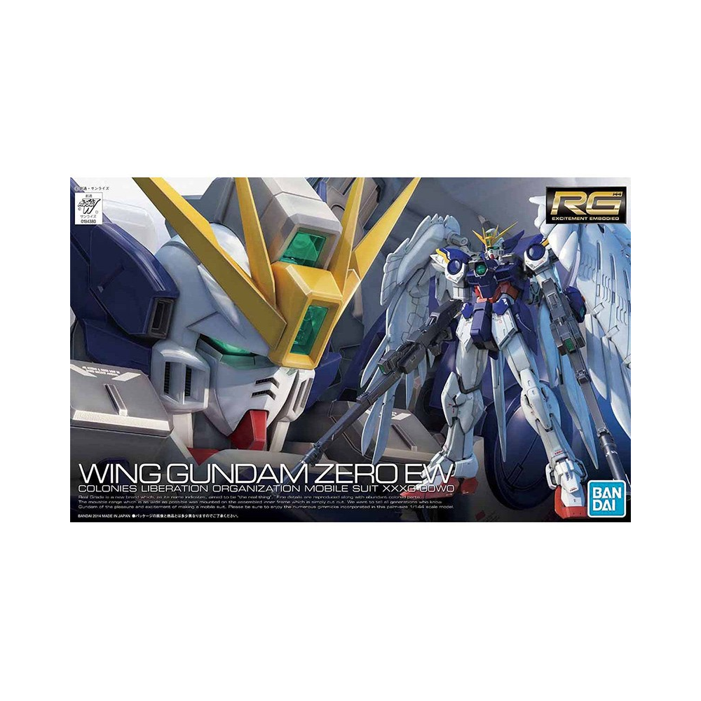 正版万代RG171/144 飞翼高达零式EW WING 掉毛高达 拼装 模型