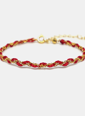 THISNESS女纯银编织小众设计手链