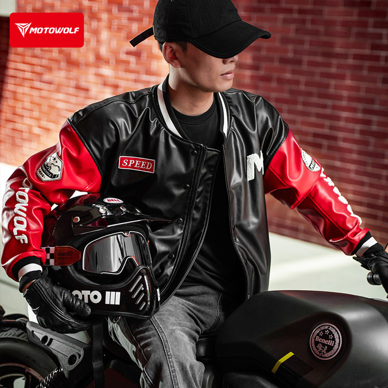 摩托车骑行服复古机车风骑士皮衣潮牌街头夹克防摔保暖赛车服,摩托车/装备/配件,赛车服,淘宝优惠券,粉丝福利购,淘宝优惠卷