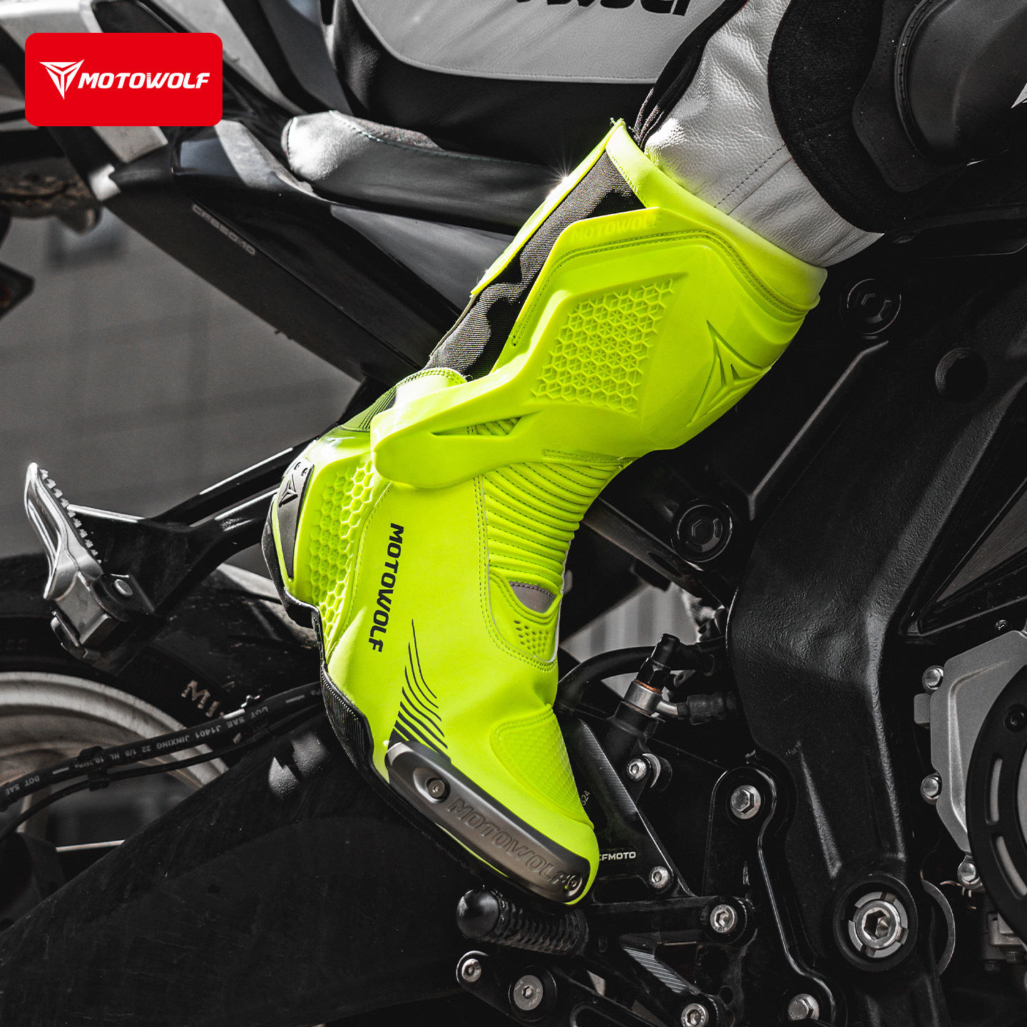 摩多狼秋冬季防滑摩托车骑行靴长靴子防摔机车鞋越野赛车四季装备