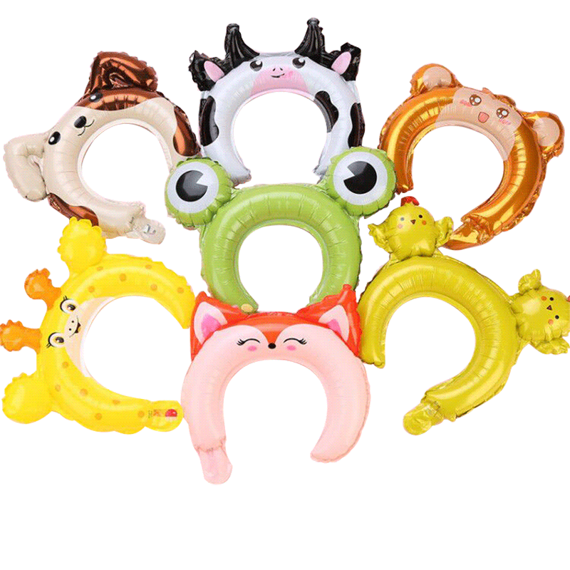 超可爱61儿童发箍气球卡通动物