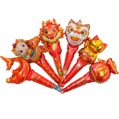 新年气球打击棒新款长棒气球