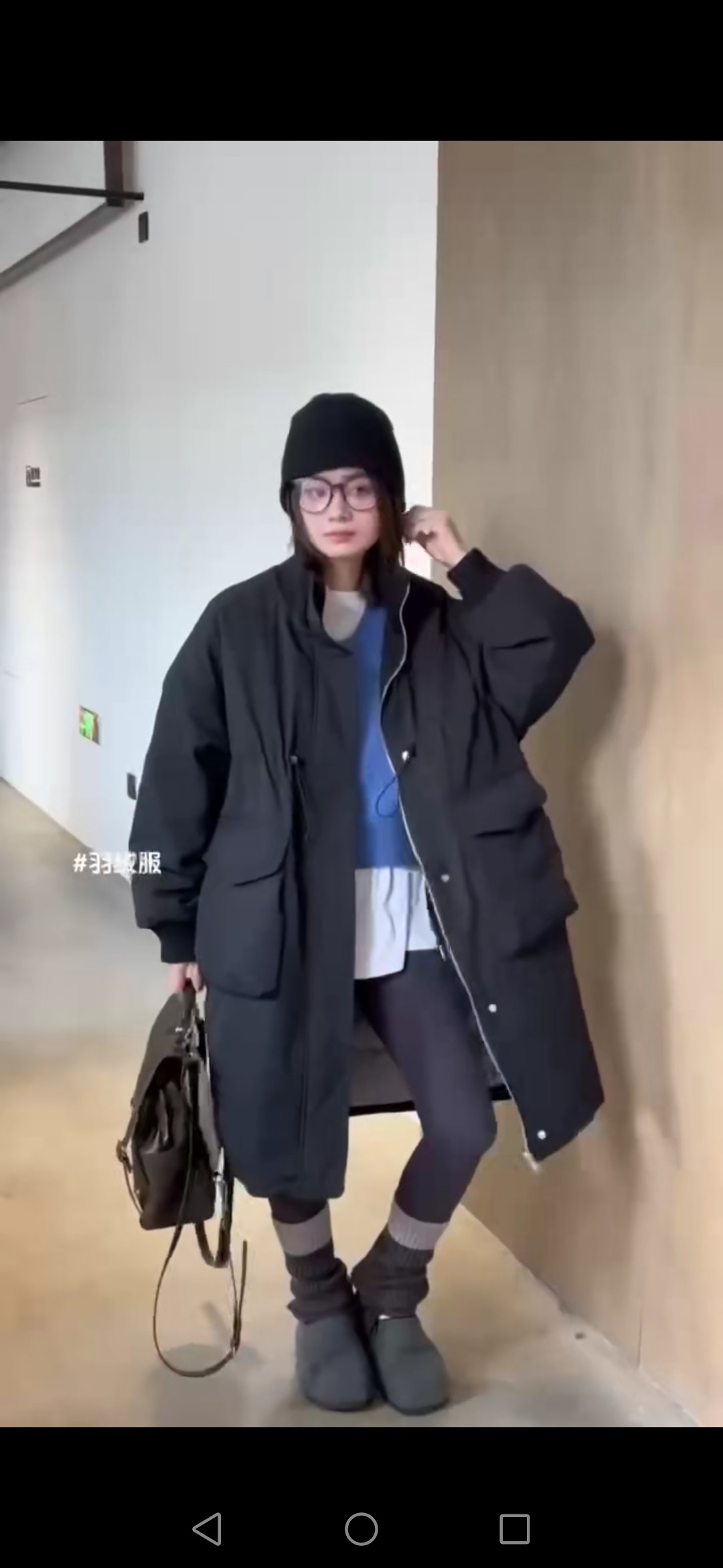 欧版休闲白鸭绒羽绒服2024冬季小个子长款过膝时尚加厚冲锋衣外套
