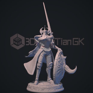 熔炉骑士艾尔登法环涂装练手摆件3d光固化打印兵人模型白模手办