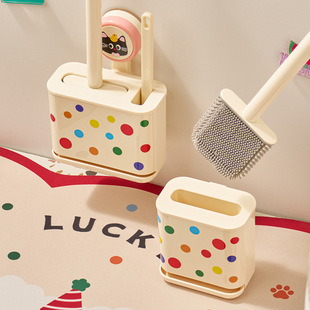 吸盘马桶刷套装带底座沥水可爱家用壁挂免打孔洗厕所马桶专用