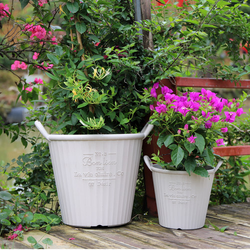 做旧艺品法式复古防铁皮花筒