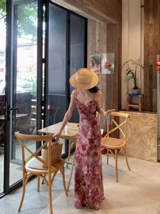 喜欢可加购 暂测试 夏季 旅游沙滩吊带裙