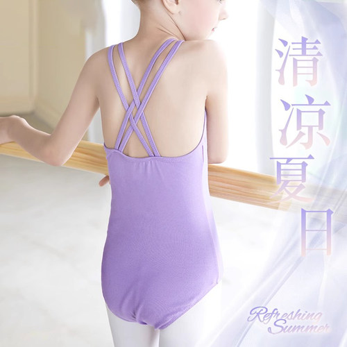 儿童舞蹈服吊带练功服女童中国舞