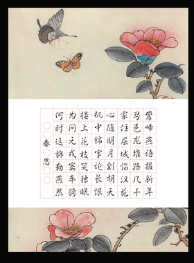 硬笔书法纸A4田字格20张一份6元