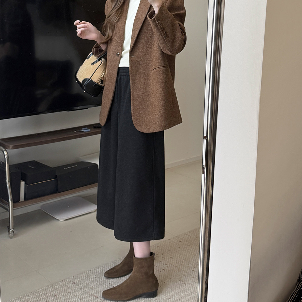 宽松显瘦A字八分裤女秋冬新款黑色经典百搭直筒阔腿休闲裤子,女装/女士精品,休闲裤,淘宝优惠券,粉丝福利购,淘宝优惠卷